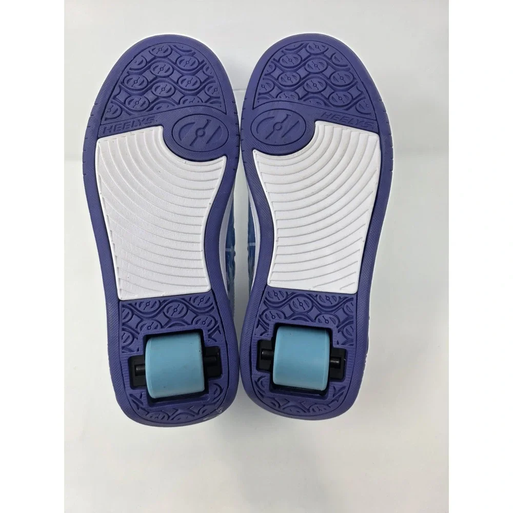 Heelys Ocean Pacific OP Split Low Roller Shoes Blue Palm Print Mens US 8 Womens